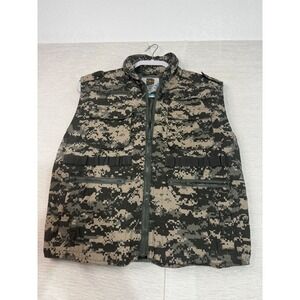 Rothco JR G.I. Boys Ranger Vest Digital Camo Tactical Utility Pockets Large